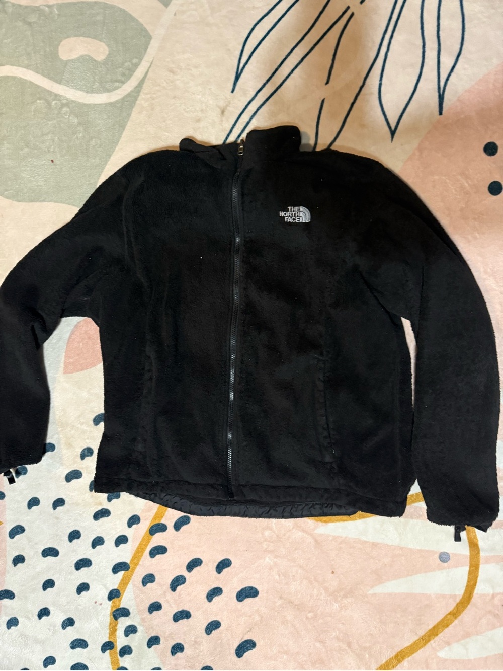 The North Face women’s Black Full-Zip Fleece Jacket